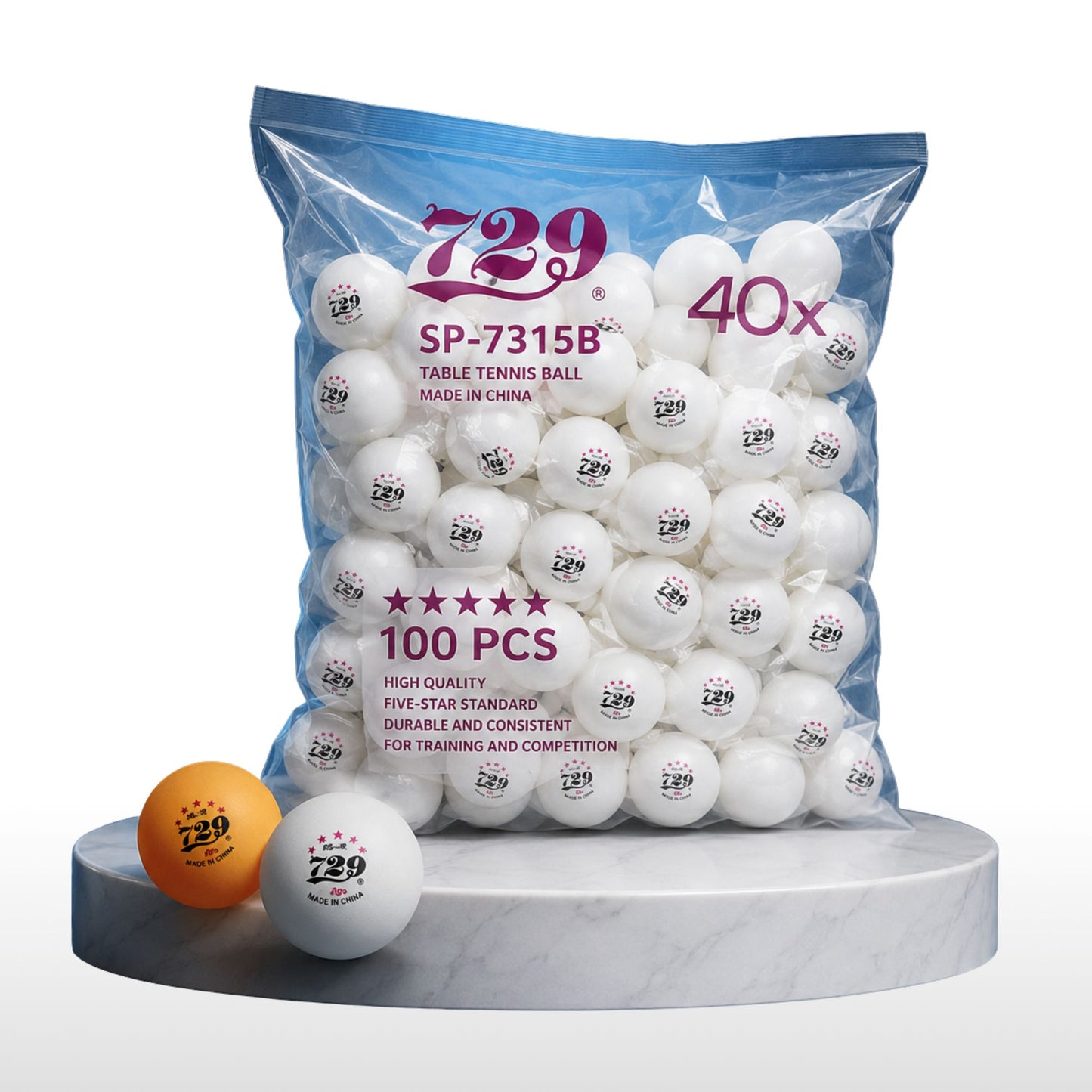 Pelotas de Pin Pon (100uds)