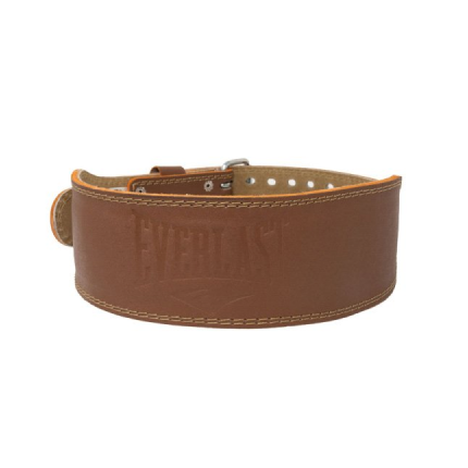 CINTURON PARA LEVANTAMIENTO DE PESO EVERLAST - Café