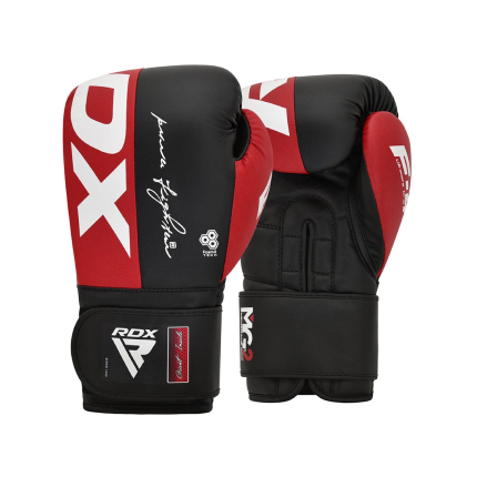 GUANTES PARA BOXEO RDX - Rojo & Negro, 8 oz